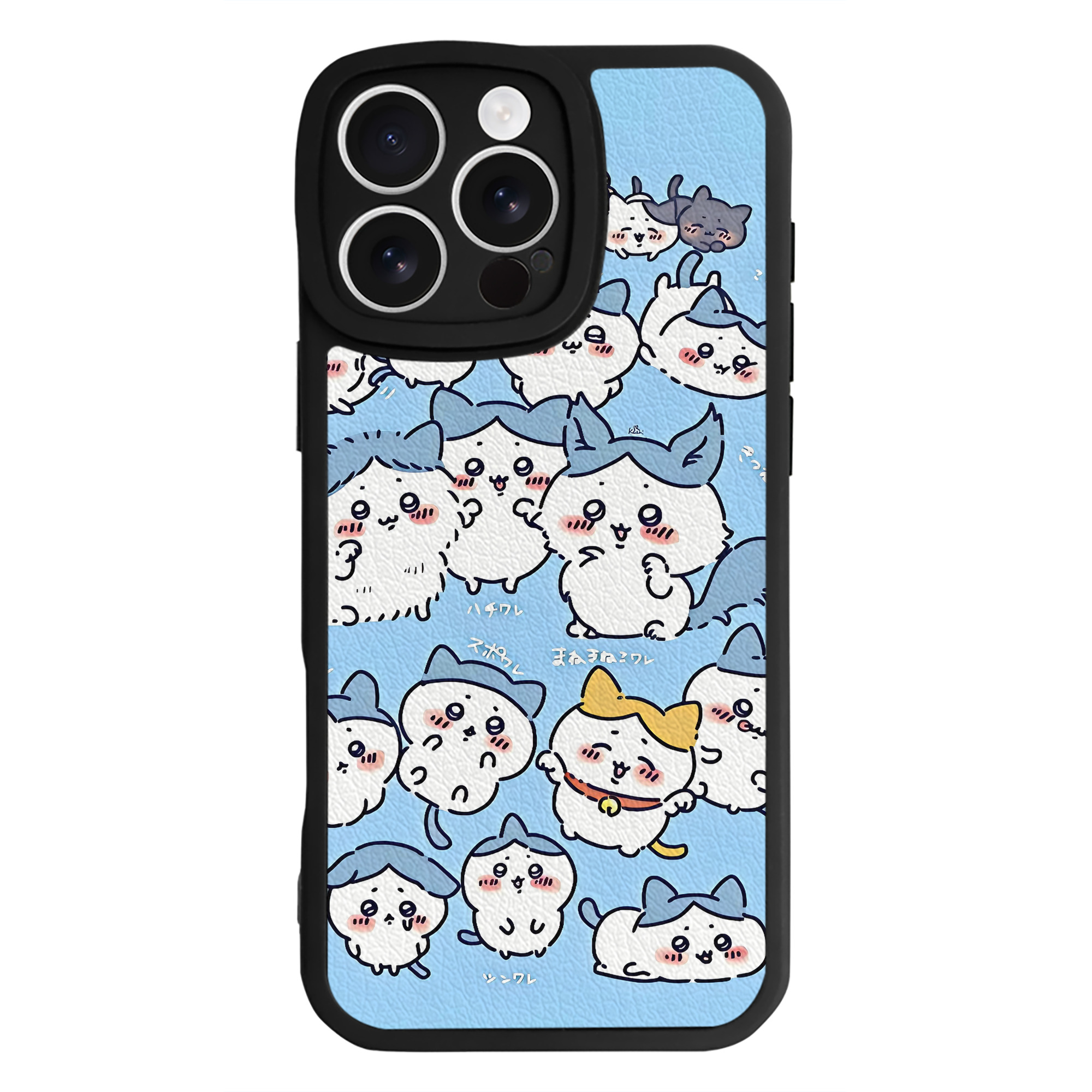 （画像用） ちいかわ Chii-kawa 【iPhone 16シリーズ対応】シリコンスマホケース（レザー調） 材質：シリコン